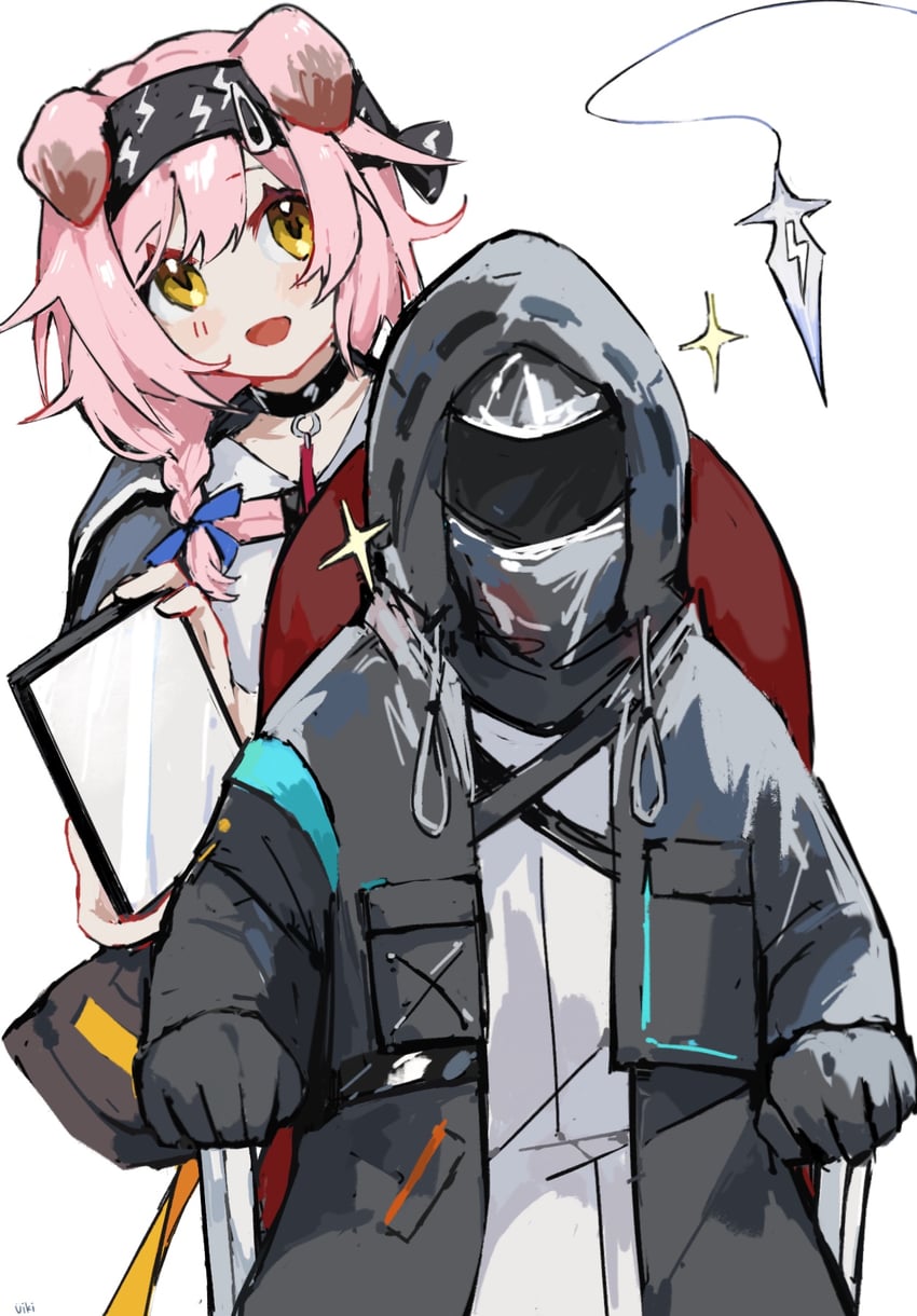 doctor and goldenglow (arknights) drawn by u$%#+i-:#&k%#i_(ouo44424295)