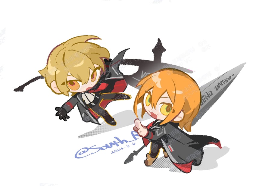 don quixote and sinclair (project moon and 1 more) drawn by south_ac