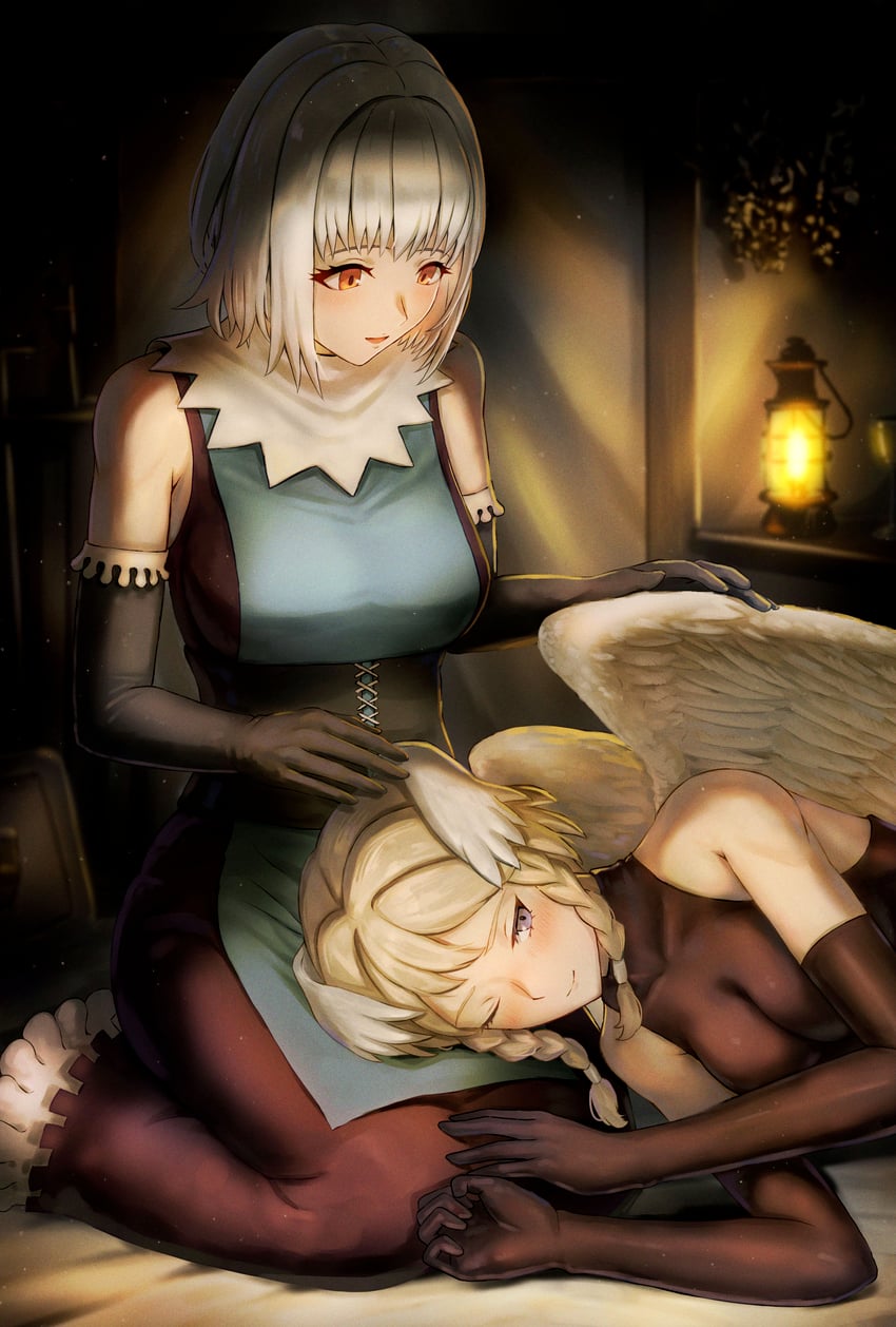 ochlys and sharon (unicorn overlord) drawn by isome