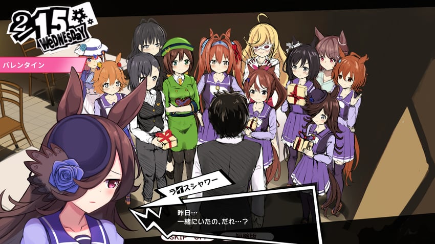 trainer, agnes tachyon, rice shower, daiwa scarlet, tokai teio, and 9 more (umamusume and 2 more) drawn by yuutopia