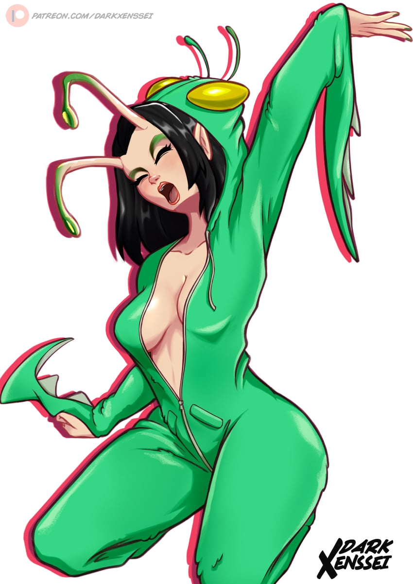 mantis (original and 2 more) drawn by darkxenssei
