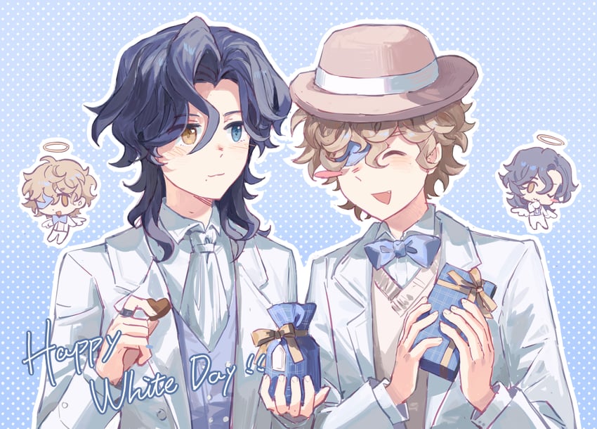 richard sterling and florian brand (identity v) drawn by dongfang_shuyechu