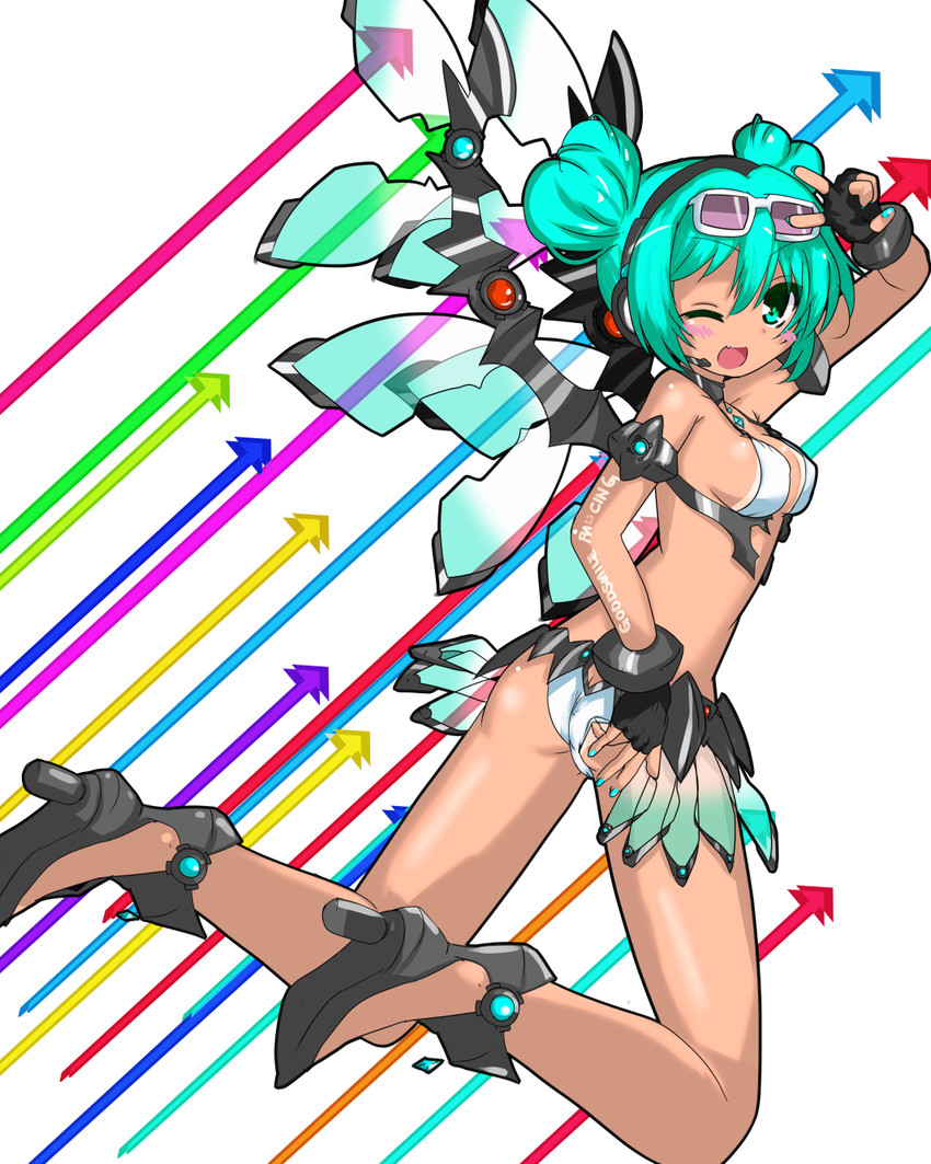 hatsune miku and racing miku (vocaloid and 2 more) drawn by kusunose