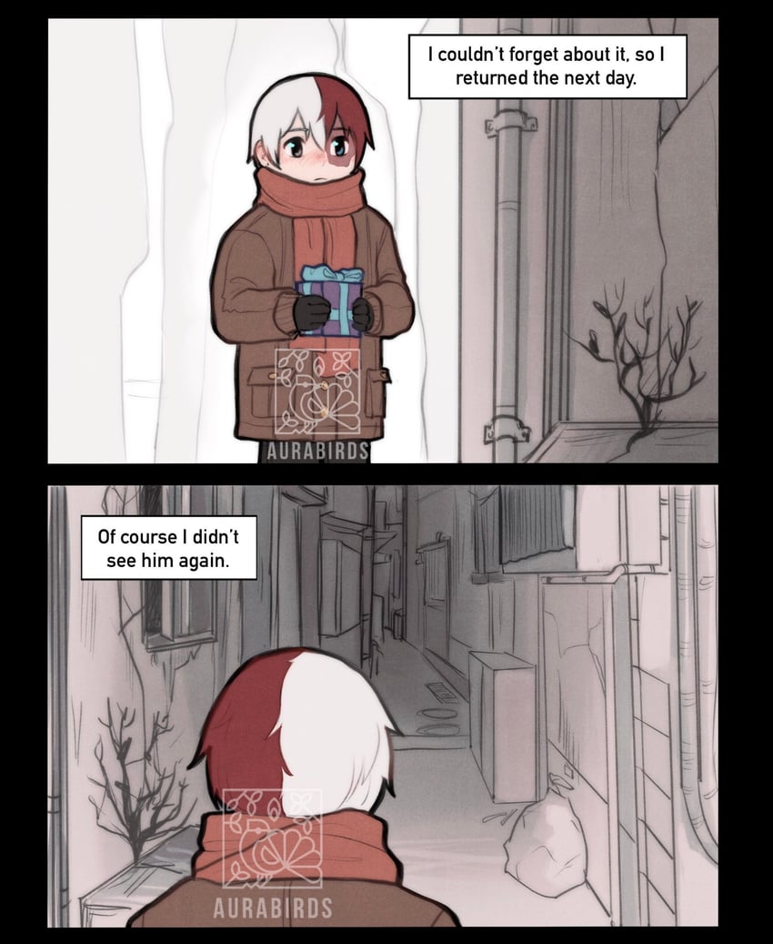 todoroki shoto (boku no hero academia) drawn by aurabirds