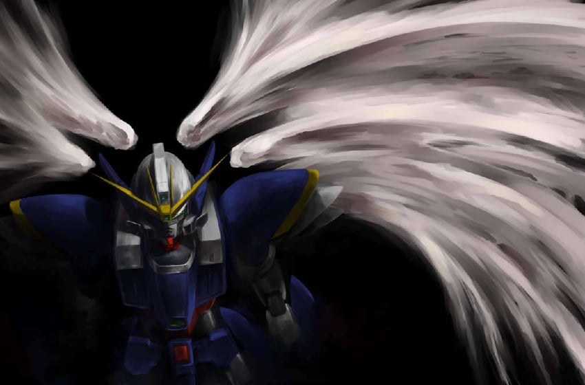 wing gundam zero custom (gundam and 2 more) drawn by totuka