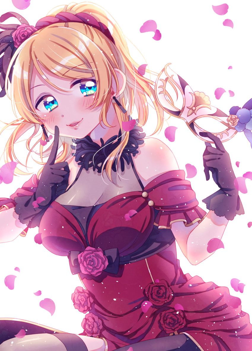 ayase eli (love live! and 2 more) drawn by hina_(hinalovesugita)