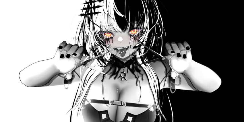 shiori novella (hololive and 1 more) drawn by soju_ice