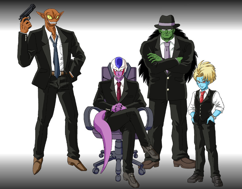 cooler, salza, neiz, and doore (dragon ball and 1 more) drawn by shinomiya_akino