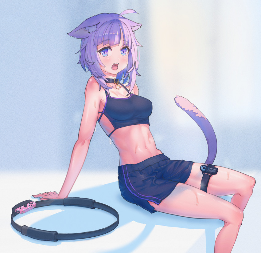 nekomata okayu (hololive and 2 more) drawn by cucumbear073