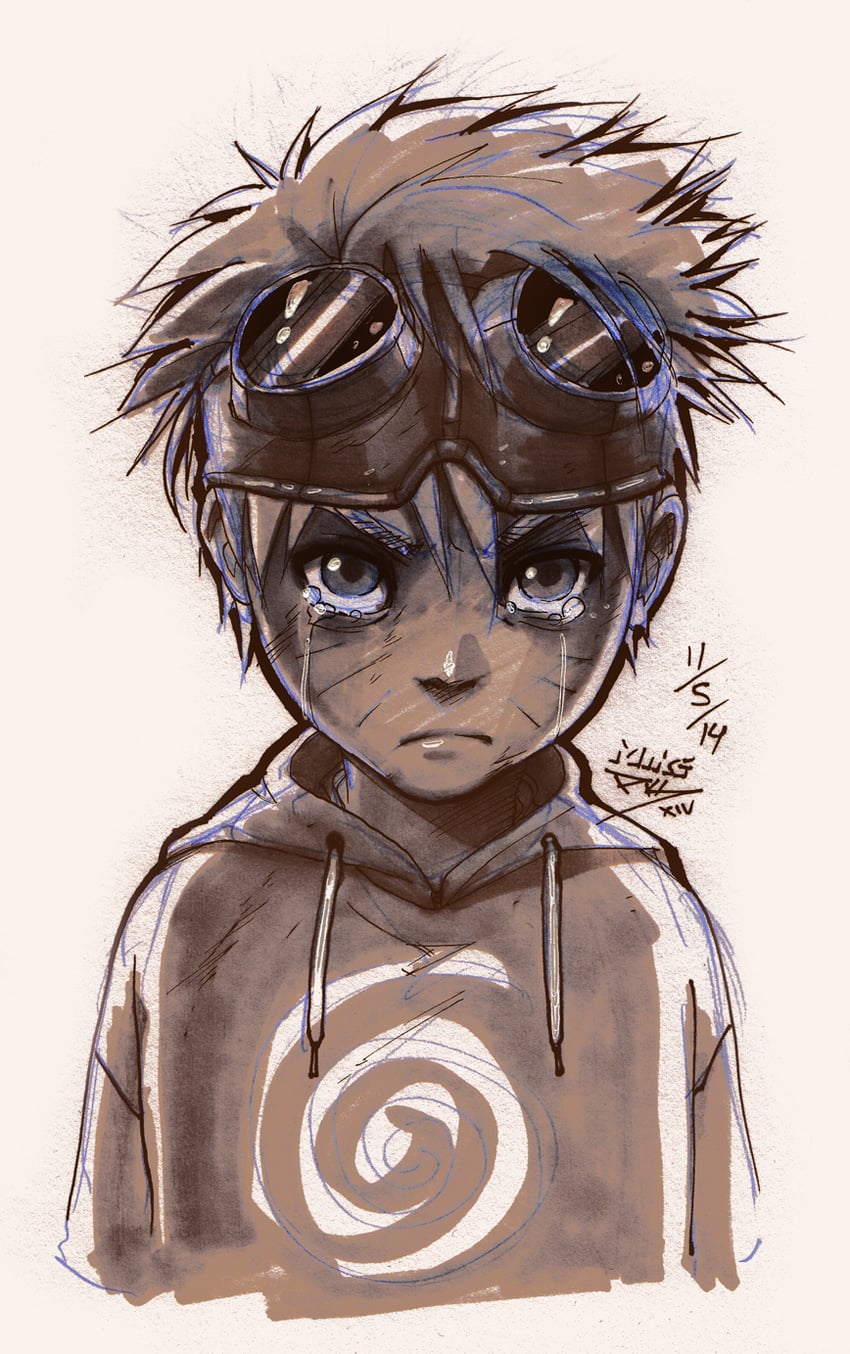 uzumaki naruto (naruto) drawn by vashperado
