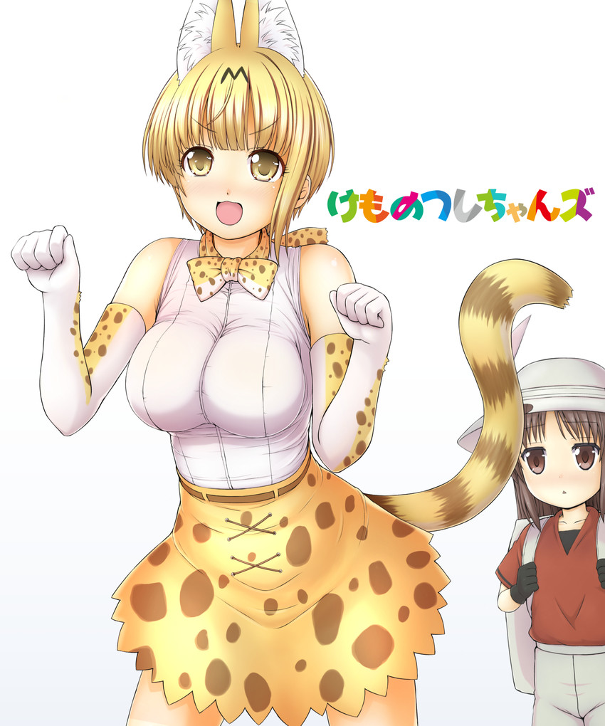 serval, kaban, tachibana arisu, and miyamoto frederica (idolmaster and 2 more) drawn by kezu