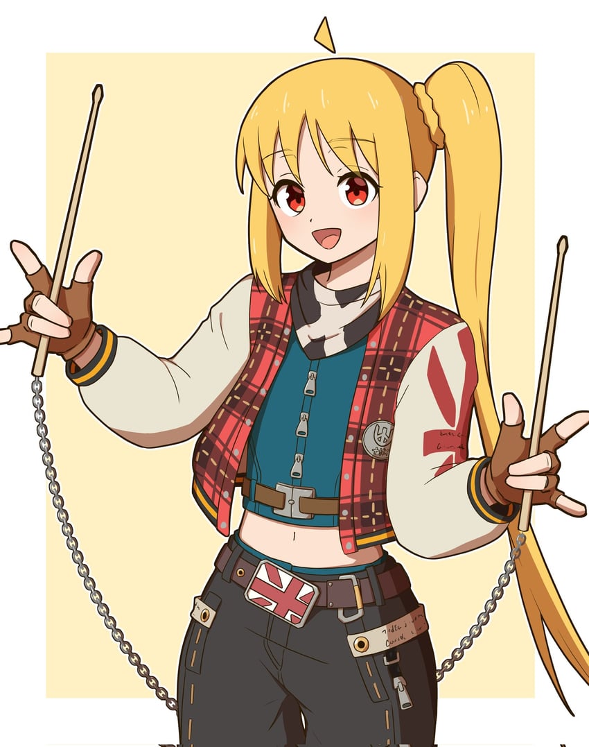 ijichi nijika and axl low (bocchi the rock! and 2 more) drawn by nirade44
