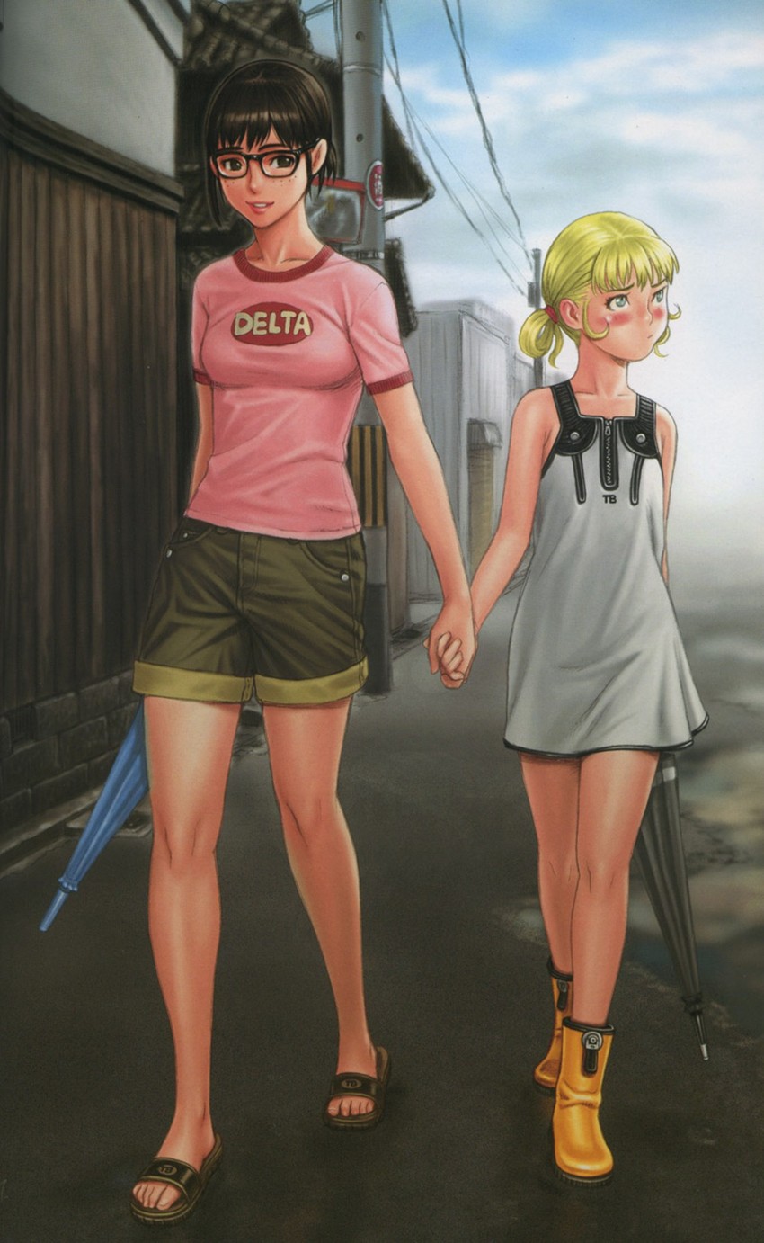 lilia mihajlovna and amelia johnson (airforce delta and 1 more) drawn by tsukasa_jun