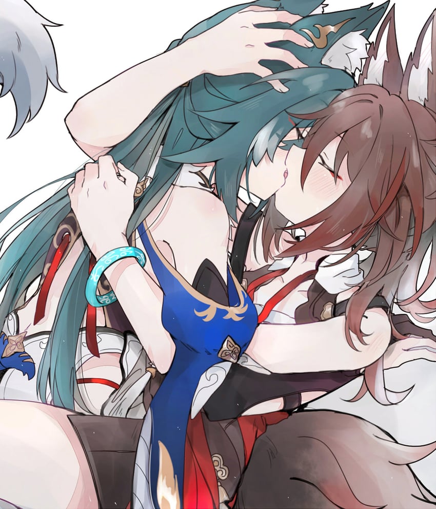 tingyun and yukong (honkai and 1 more) drawn by fud