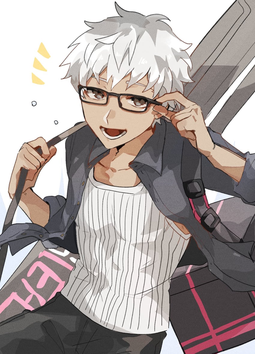 emiya shirou and archer (fate and 1 more) drawn by syusyaku