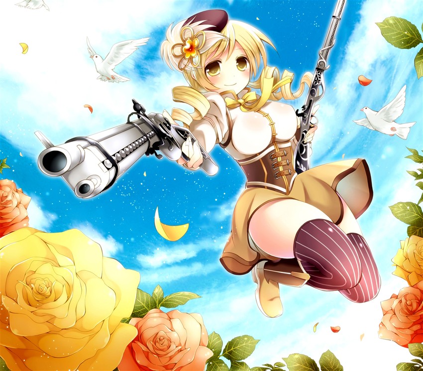 tomoe mami (mahou shoujo madoka magica) drawn by ayuko_(ayuco)