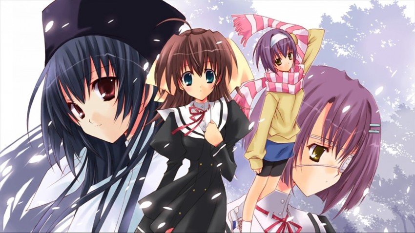 miyamura miyako, shindou chihiro, amamiya yuuko, and shindou kei (ef) drawn by nanase_aoi