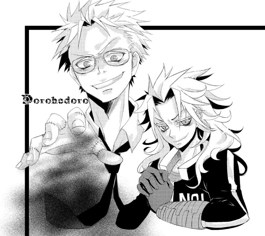 noi and shin (dorohedoro) drawn by 9_hana