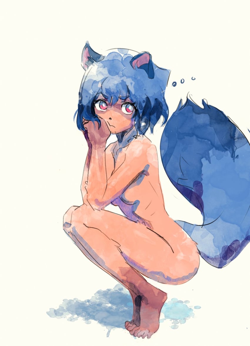 kagemori michiru (brand new animal) drawn by butterchalk