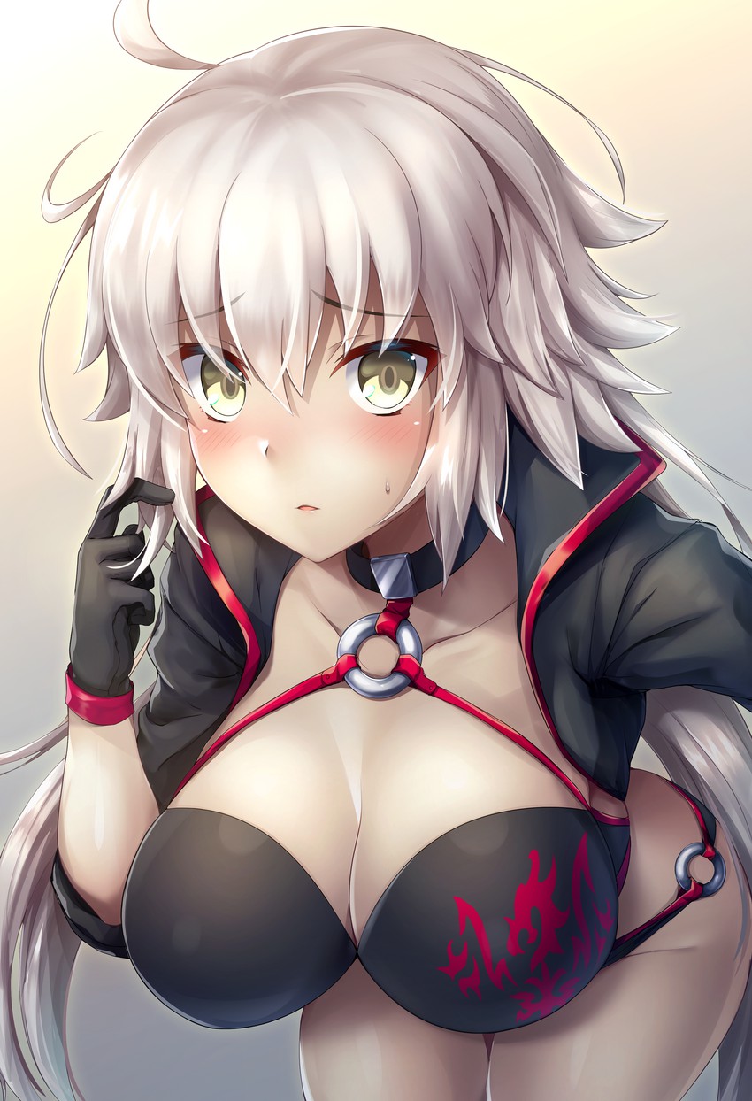 jeanne d'arc alter (fate and 1 more) drawn by samoore