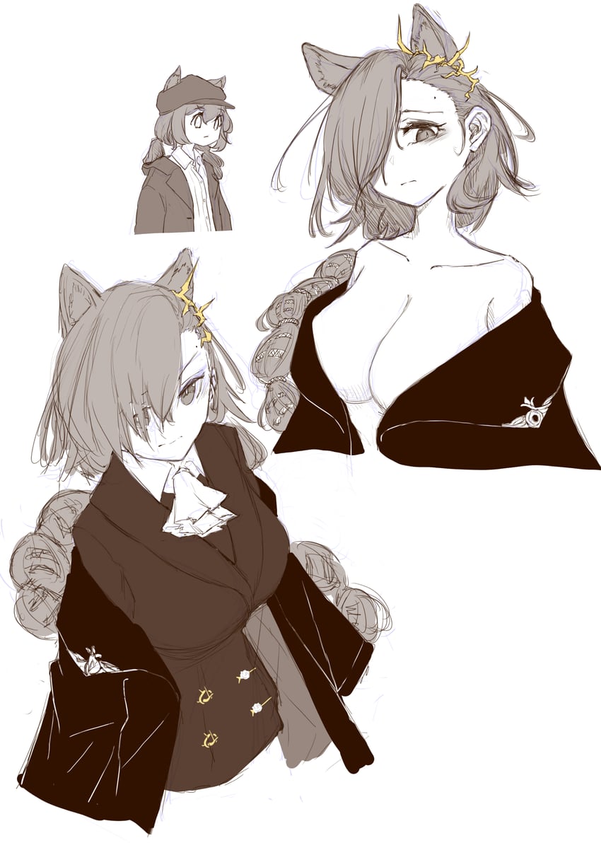 penance and rubio's daughter (arknights) drawn by justina_(sduy5347)