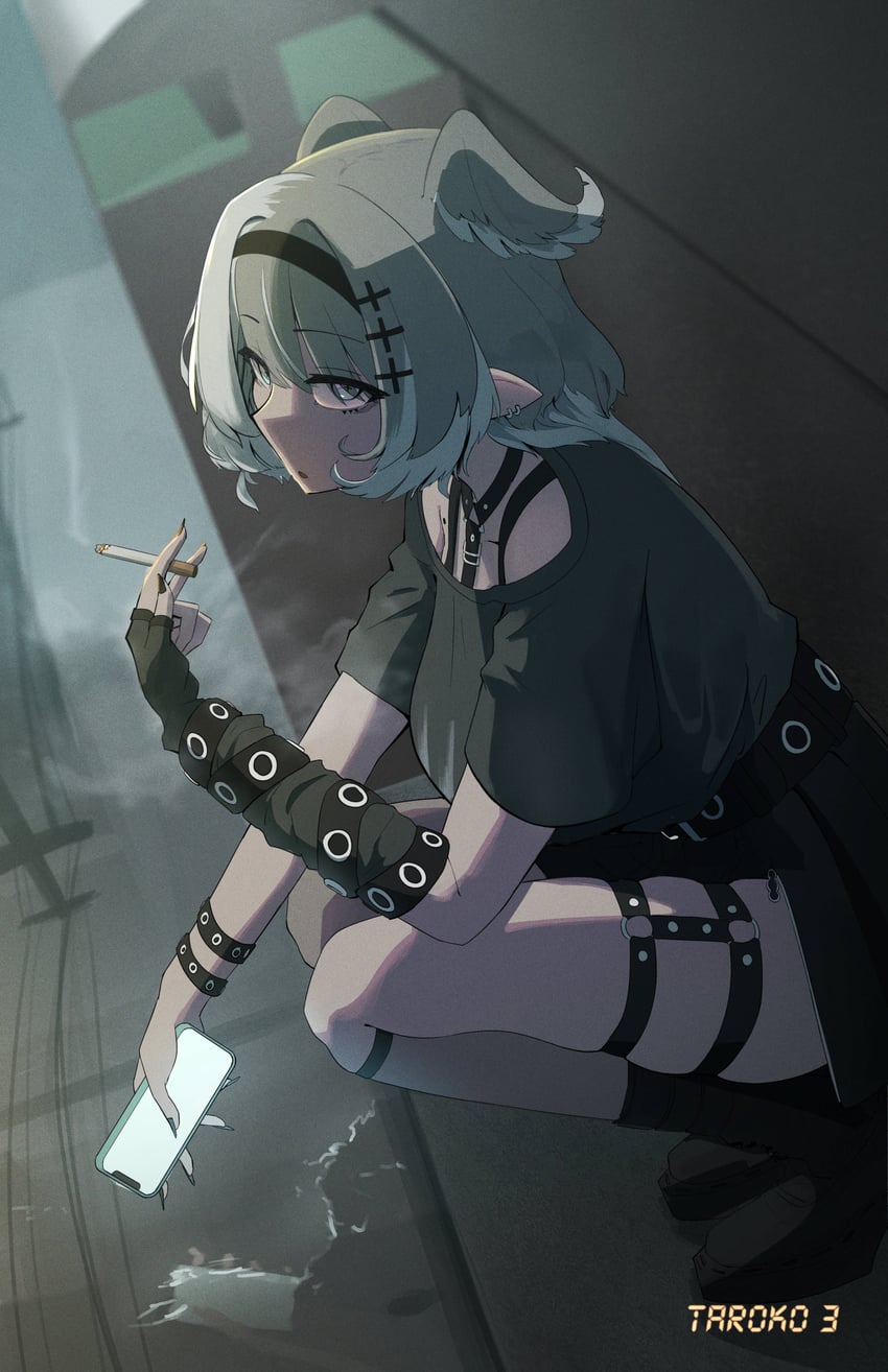 elira pendora (nijisanji and 1 more) drawn by taroko3