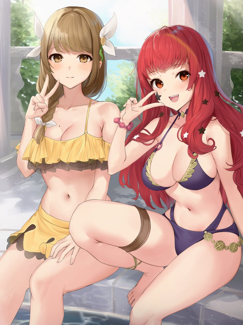 yunaka and goldmary (fire emblem and 1 more) drawn by haru_(nakajou-28)