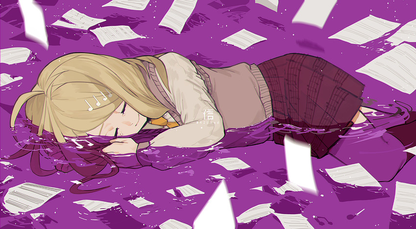 akamatsu kaede (danganronpa and 1 more) drawn by r2load