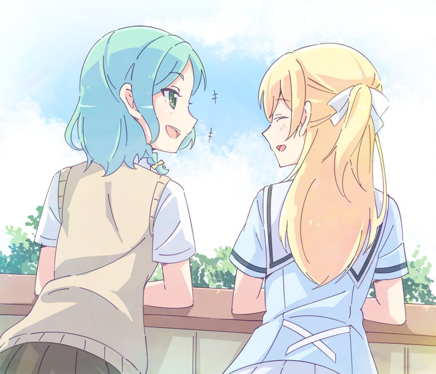 hikawa hina and shirasagi chisato (bang dream!) drawn by e20