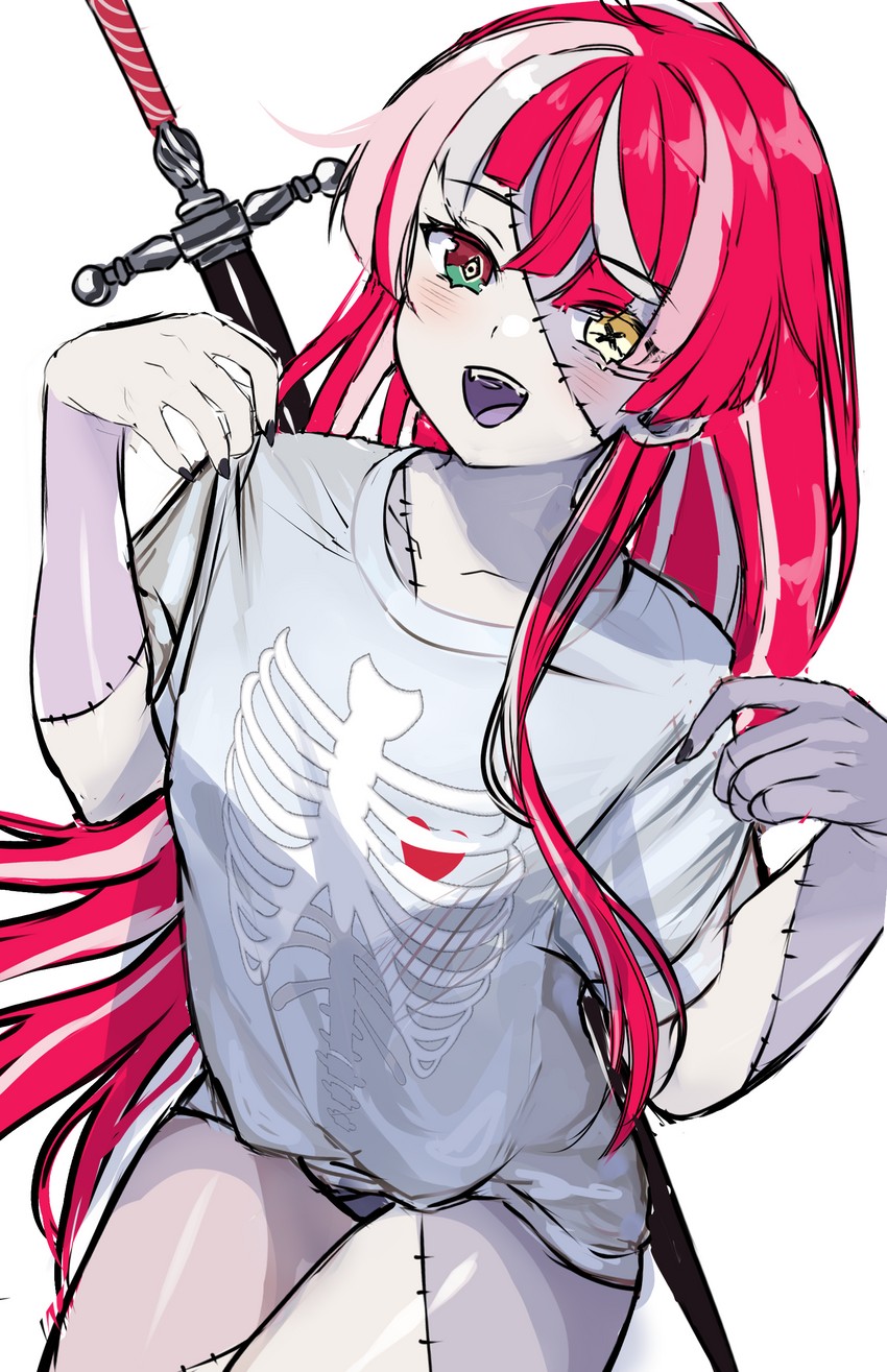 kureiji ollie (hololive and 1 more) drawn by vitaminechan
