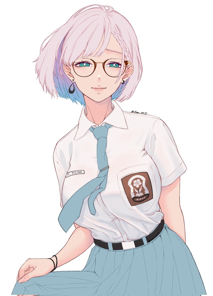pavolia reine (hololive and 1 more) drawn by fafaam7