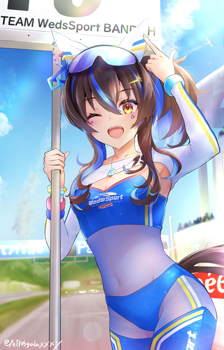 daitaku helios (umamusume and 2 more) drawn by peteron