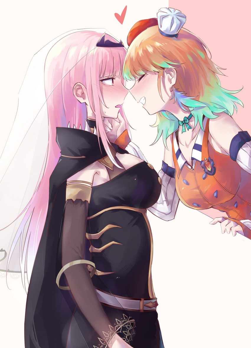 mori calliope and takanashi kiara (hololive and 1 more) drawn by haskyyyyy1