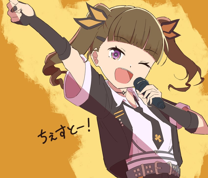 kachimachi kosuzu (love live! and 1 more) drawn by misoshiru._(hss_llnl)