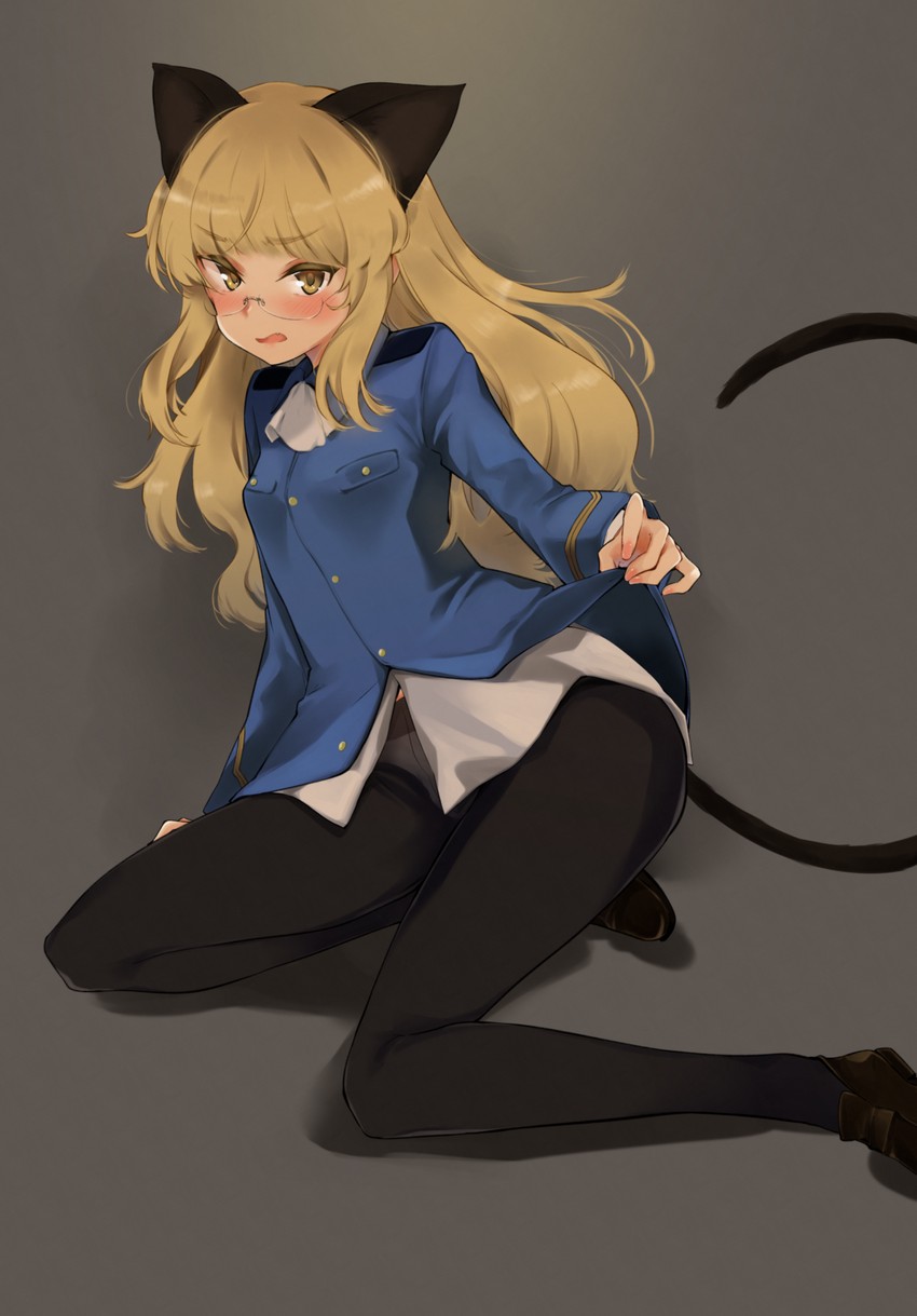 perrine h. clostermann (world witches series and 1 more) drawn by meji_aniki