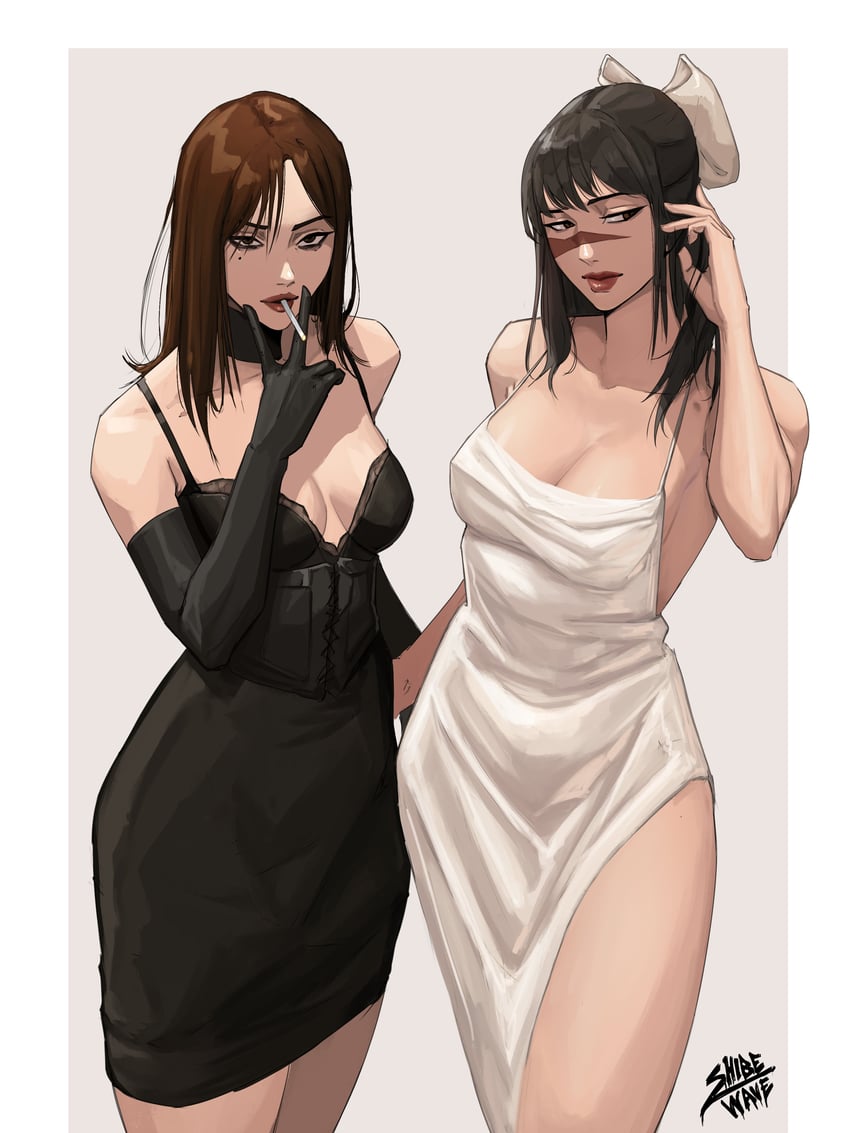 ieiri shoko and iori utahime (jujutsu kaisen) drawn by shibewave
