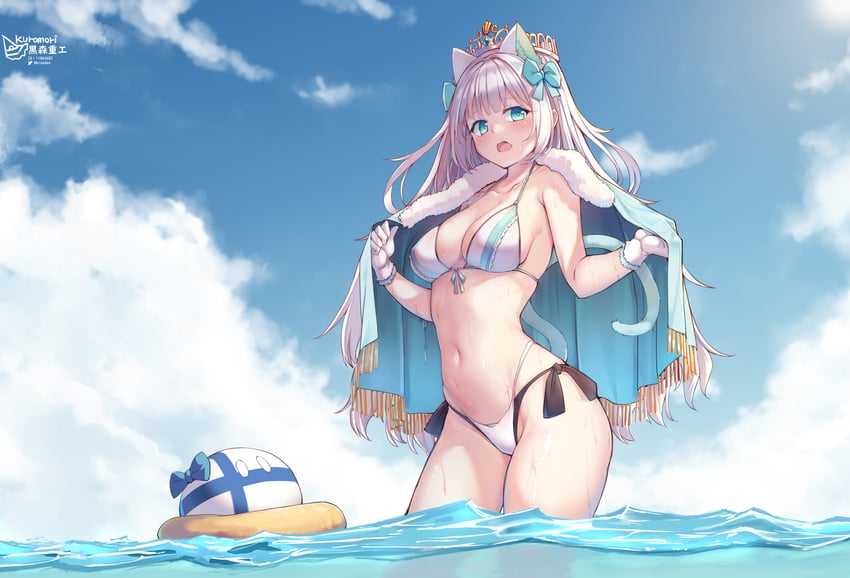 finlandball (original and 1 more) drawn by kuromori_(1010845110)