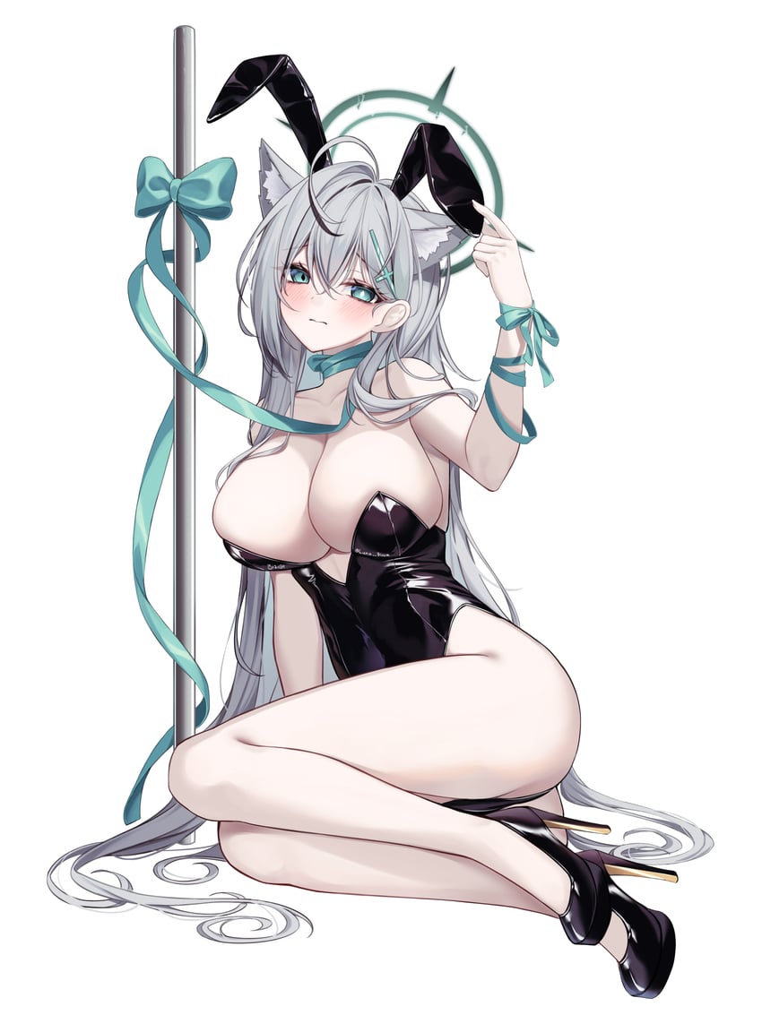 shiroko and shiroko terror (blue archive) drawn by luna_bloom