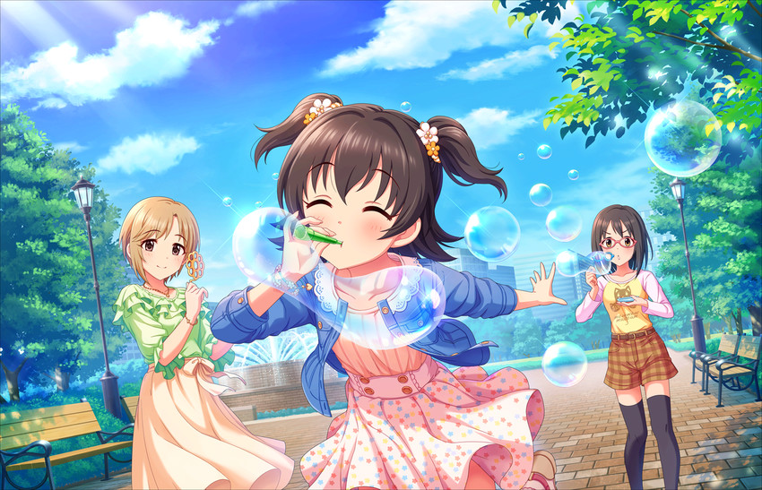 akagi miria, aiba yumi, and kamijo haruna (idolmaster and 2 more)