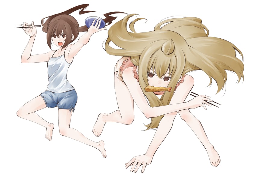 minami kana and minami chiaki (minami-ke) drawn by sakuraba_koharu