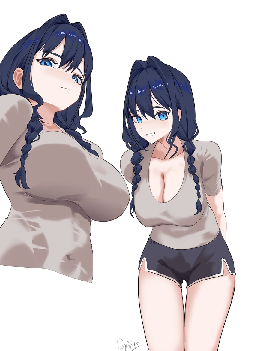 ouro kronii (hololive and 1 more) drawn by daaku_(koizumi_arata)