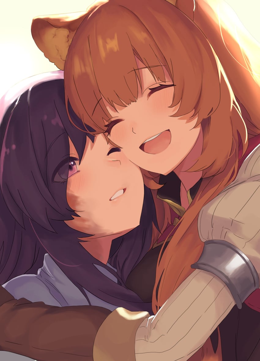 raphtalia and ikezawa hanako (tate no yuusha no nariagari and 1 more) drawn by nerunemuteto