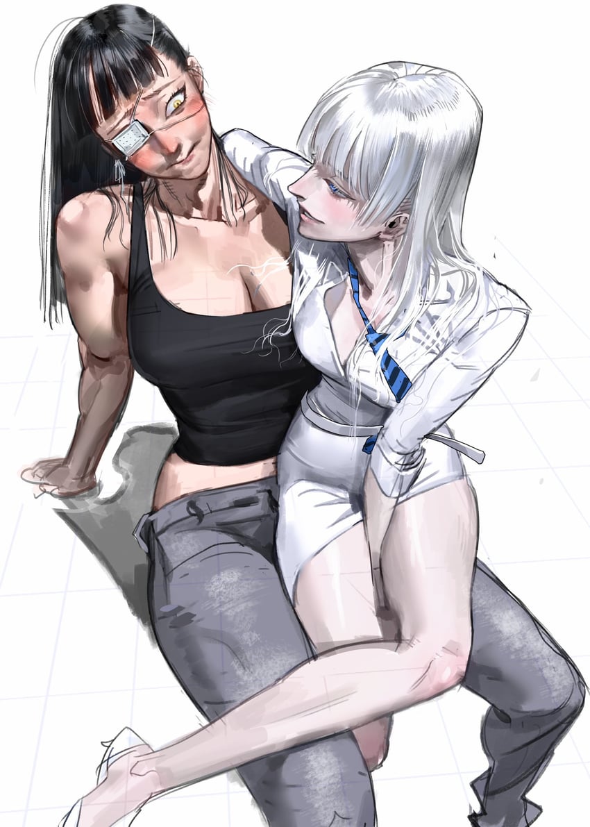 koko hekmatyar and sofia valmer (jormungand) drawn by tangtangjj