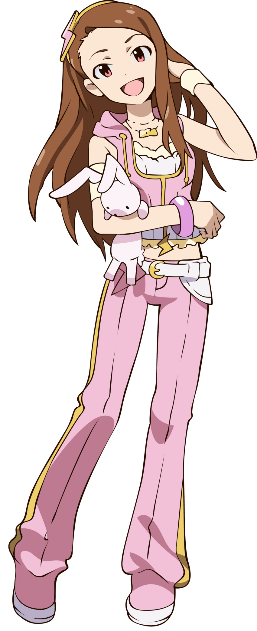minase iori and usa-chan (idolmaster) drawn by ejoty