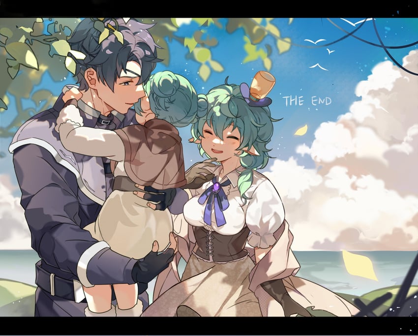 pandoria, zeke von genbu, and linka (xenoblade chronicles and 2 more) drawn by toki0830