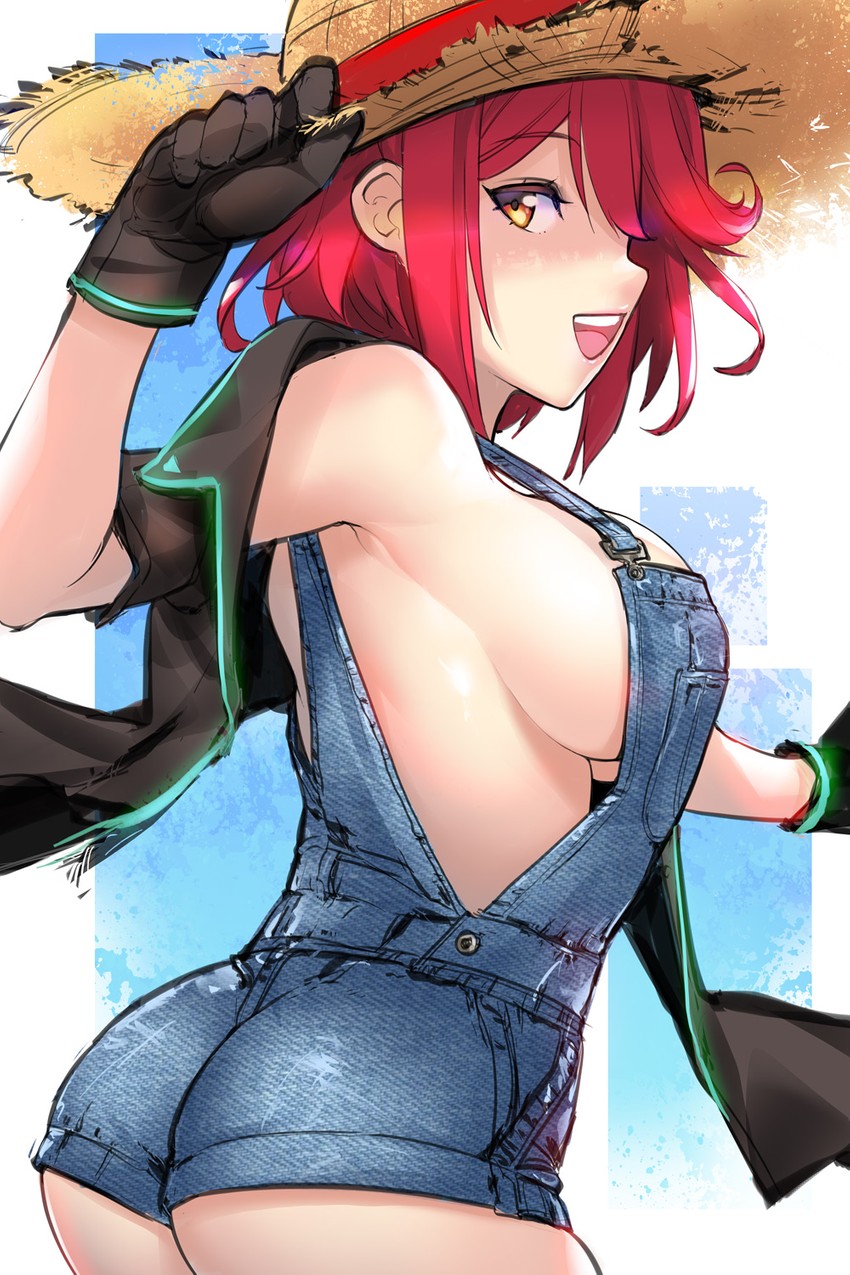 pyra (xenoblade chronicles and 1 more) drawn by robot_cat_(robotcatart)