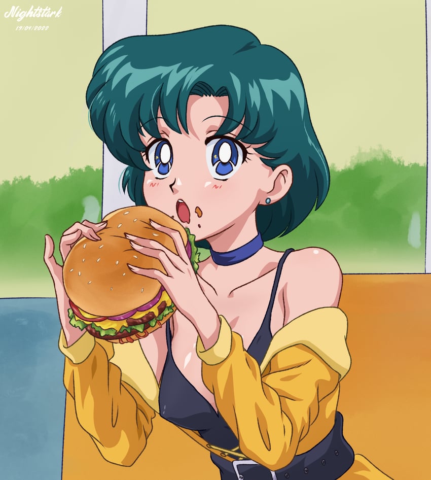mizuno ami (bishoujo senshi sailor moon) drawn by nightstark
