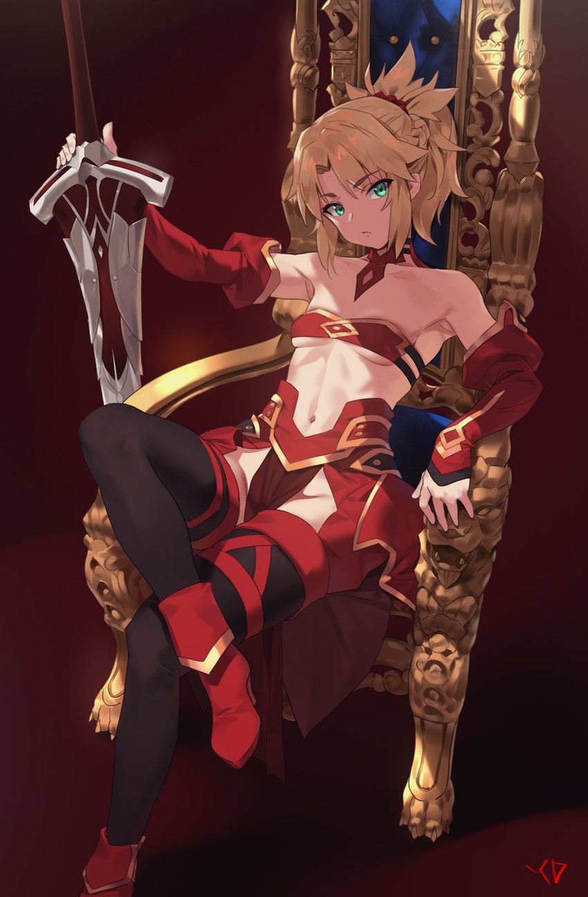 mordred (fate and 2 more) drawn by yd_(orange_maru)
