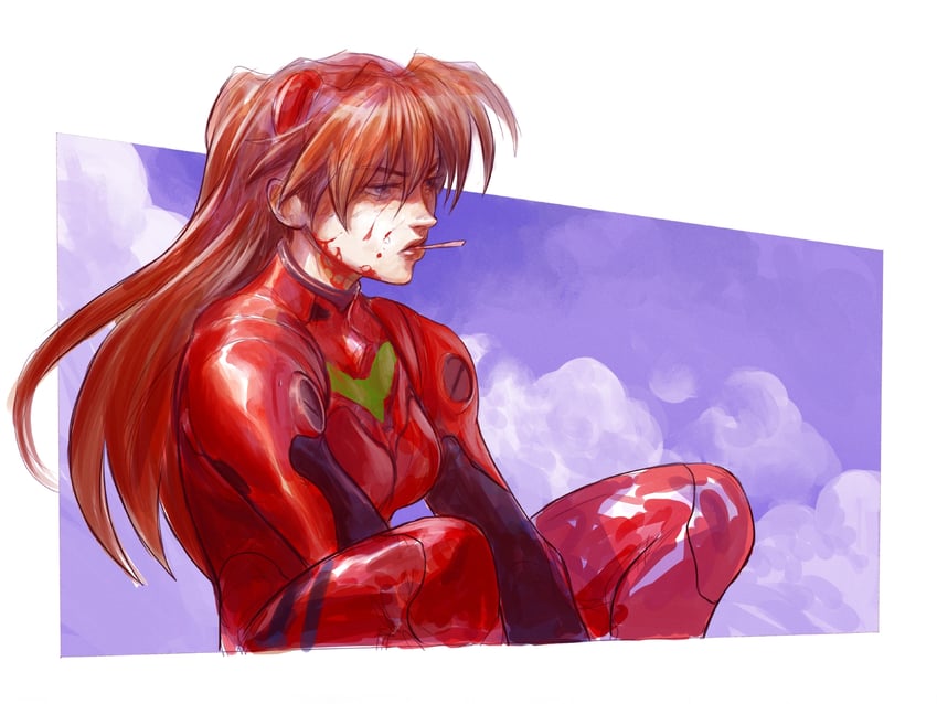 souryuu asuka langley (neon genesis evangelion) drawn by dave_rapoza