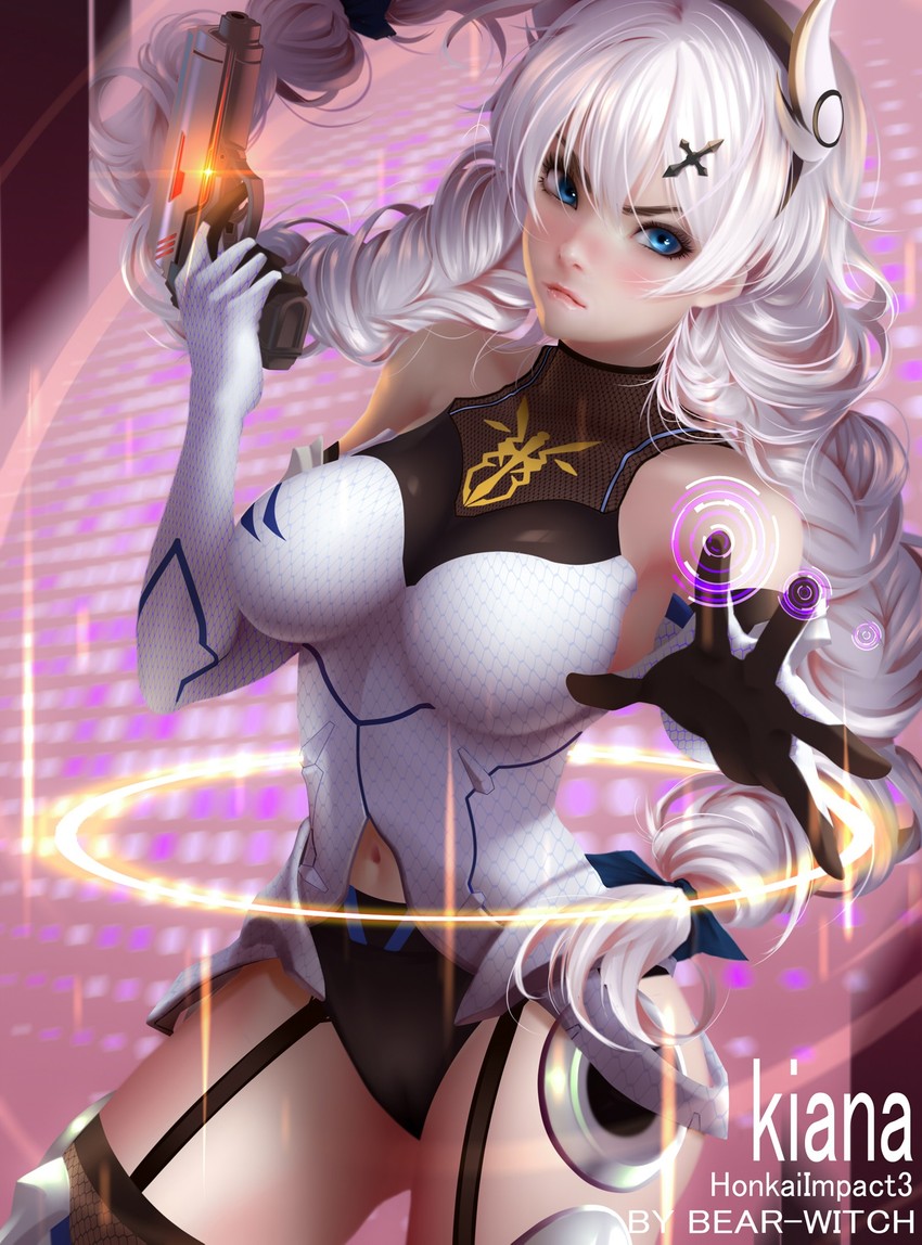 kiana kaslana (honkai and 1 more) drawn by bearwitch
